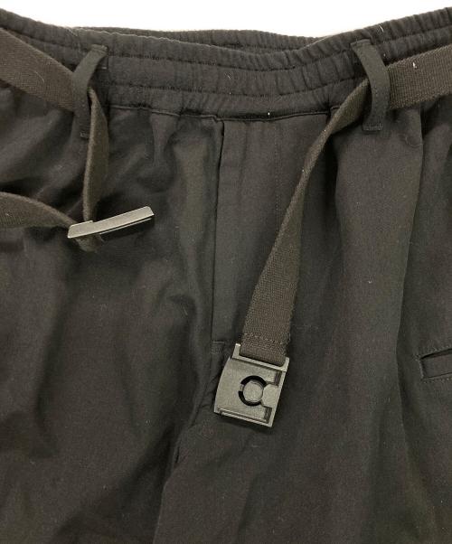 REGULATION Yohji Yamamoto MEN（レギュレーション ヨウジヤマモト）REGULATION Yohji Yamamoto MEN (レギュレーション ヨウジヤマモト) R-ウエストRIBパンツ ブラック サイズ:3の古着・服飾アイテム