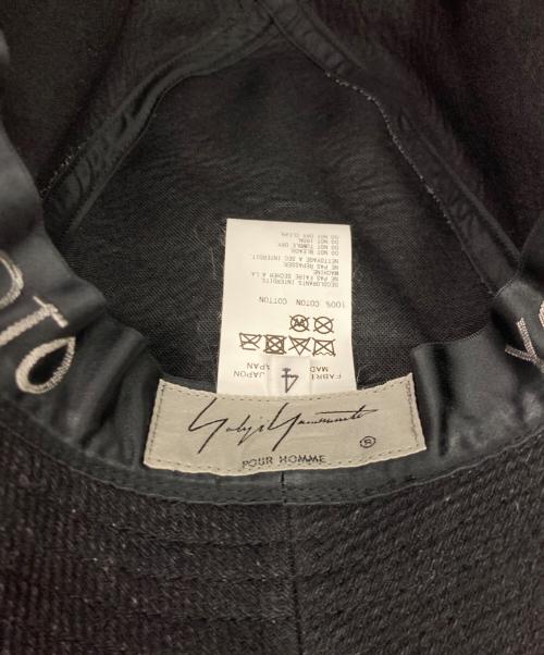 Yohji Yamamoto pour homme（ヨウジヤマモト プールオム）Yohji Yamamoto pour homme (ヨウジヤマモト プールオム) フェドラハット ブラック サイズ:4の古着・服飾アイテム