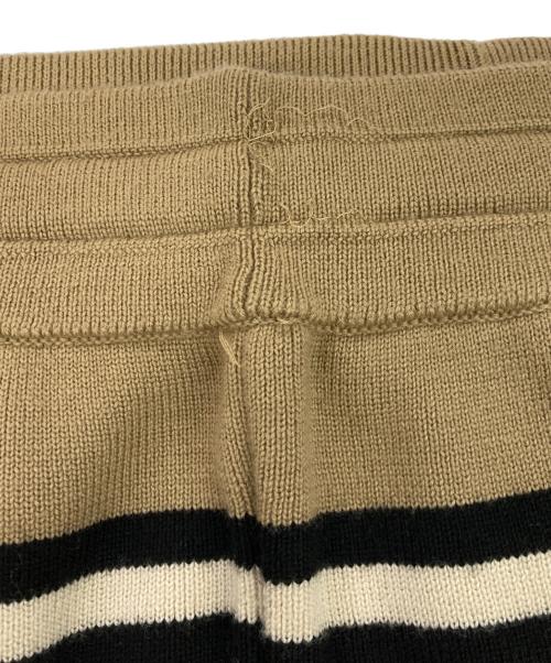 BURBERRY LONDON（バーバリーロンドン）BURBERRY LONDON (バーバリーロンドン) Kenton Striped Knit Shorts/ニットショーツ ベージュ サイズ:Mの古着・服飾アイテム