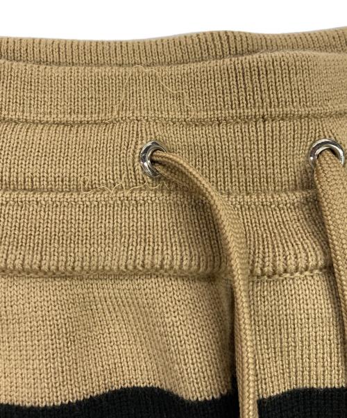 BURBERRY LONDON（バーバリーロンドン）BURBERRY LONDON (バーバリーロンドン) Kenton Striped Knit Shorts/ニットショーツ ベージュ サイズ:Mの古着・服飾アイテム