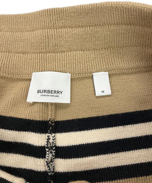 BURBERRY LONDON（バーバリーロンドン）BURBERRY LONDON (バーバリーロンドン) Kenton Striped Knit Shorts/ニットショーツ ベージュ サイズ:Mの古着・服飾アイテム