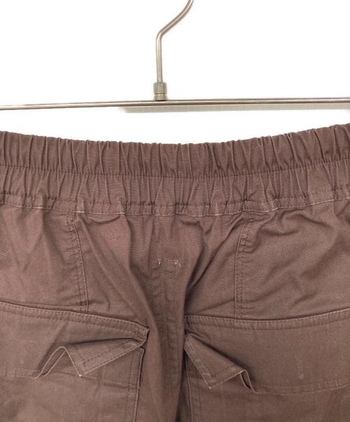 RICK OWENS（リックオウエンス）RICK OWENS (リックオウエンス) ドローストリングサルエルハーフパンツ ブラウン サイズ:48の古着・服飾アイテム