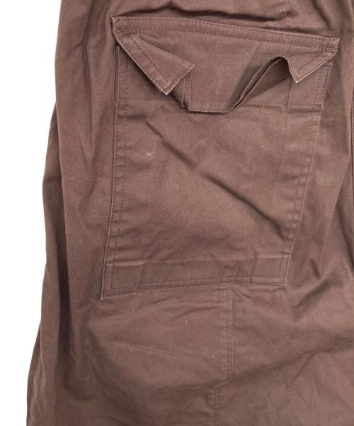 RICK OWENS（リックオウエンス）RICK OWENS (リックオウエンス) ドローストリングサルエルハーフパンツ ブラウン サイズ:48の古着・服飾アイテム