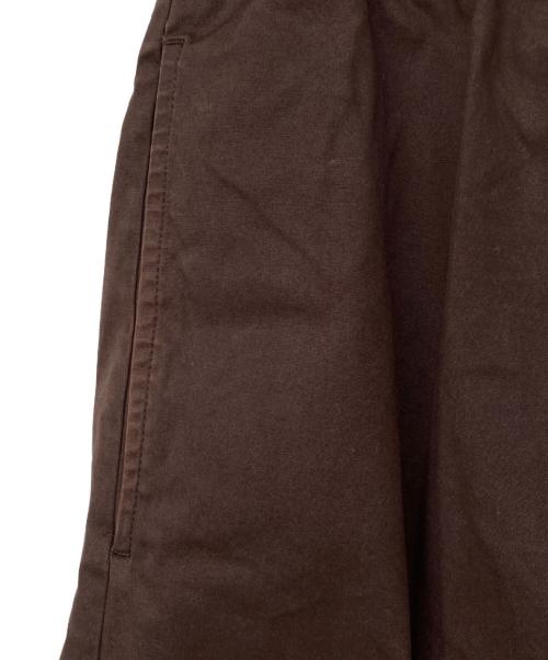 RICK OWENS（リックオウエンス）RICK OWENS (リックオウエンス) ドローストリングサルエルハーフパンツ ブラウン サイズ:48の古着・服飾アイテム