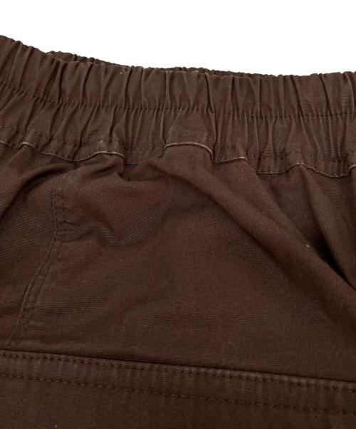 RICK OWENS（リックオウエンス）RICK OWENS (リックオウエンス) ドローストリングサルエルハーフパンツ ブラウン サイズ:48の古着・服飾アイテム