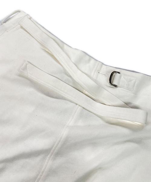 GROUND Y（グラウンドワイ）GROUND Y (グラウンドワイ) ラップサルエルパンツ ホワイト サイズ:3の古着・服飾アイテム