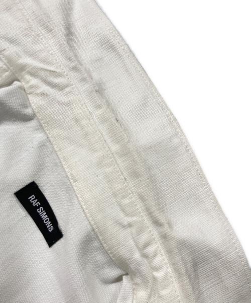 RAF SIMONS（ラフシモンズ）RAF SIMONS (ラフシモンズ) Carry Over Denim Shirt / キャリーデニムオーバーシャツ ホワイト サイズ:Mの古着・服飾アイテム