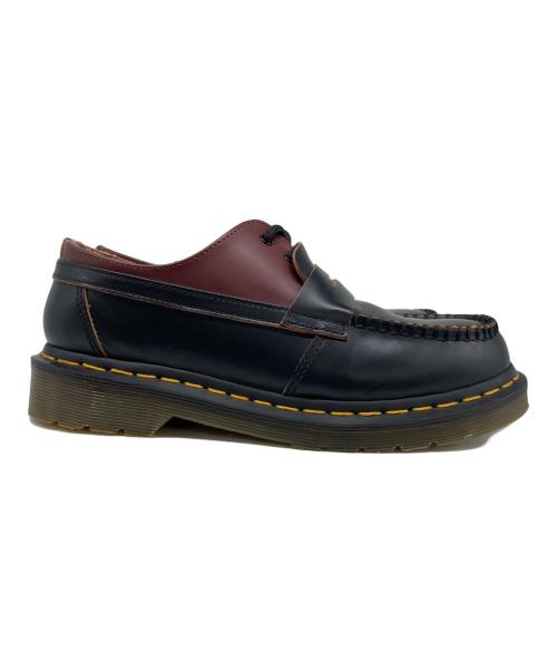 Dr.Martens（ドクターマーチン）Dr.Martens (ドクターマーチン) MM6 Maison Margiela (エムエムシックス メゾンマルジェラ) 1461PENT/コラボシューズ ブラック×レッド サイズ:UK5 EU38の古着・服飾アイテム
