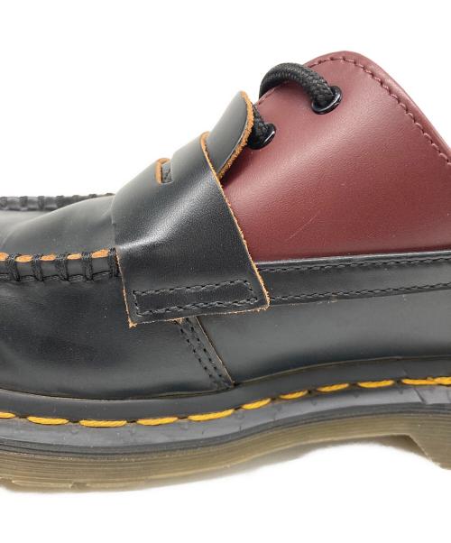 Dr.Martens（ドクターマーチン）Dr.Martens (ドクターマーチン) MM6 Maison Margiela (エムエムシックス メゾンマルジェラ) 1461PENT/コラボシューズ ブラック×レッド サイズ:UK5 EU38の古着・服飾アイテム