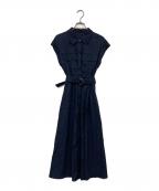 ANAYIアナイ）の古着「ノースリーブワンピース」｜ネイビー