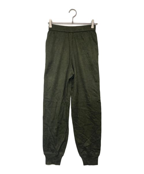 MUUGI（ムーギ）MUUGI (ムーギ) シルクスウェットパンツ カーキ サイズ:Mの古着・服飾アイテム