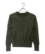 MUUGIムーギ）の古着「シルクニット」｜カーキ