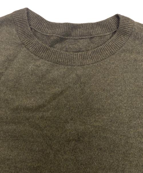 MUUGI（ムーギ）MUUGI (ムーギ) シルクニット カーキ サイズ:Mの古着・服飾アイテム