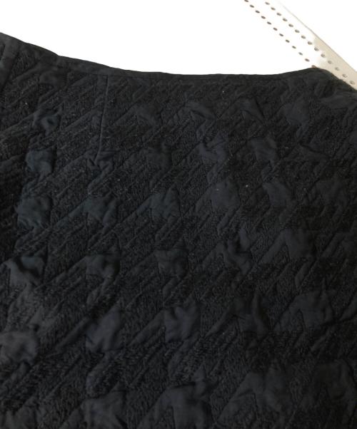 noir kei ninomiya（ノワール ケイ ニノミヤ）noir kei ninomiya (ノワール ケイ ニノミヤ) Houndstooth Skirt/ハウンズトゥーススカート ブラック サイズ:Ｍの古着・服飾アイテム