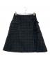 noir kei ninomiya（ノワール ケイ ニノミヤ）の古着「Houndstooth Skirt/ハウンズトゥーススカート」｜ブラック