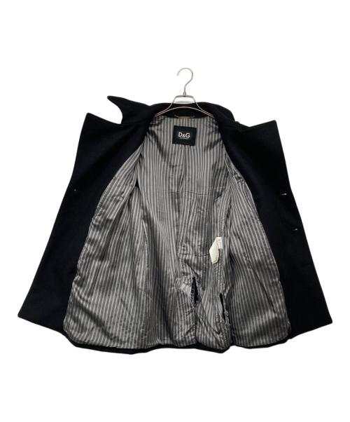DOLCE & GABBANA（ドルチェ＆ガッバーナ）DOLCE & GABBANA (ドルチェ＆ガッバーナ) Pコート ブラック サイズ:46の古着・服飾アイテム