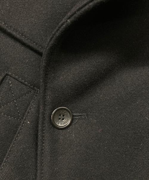DOLCE & GABBANA（ドルチェ＆ガッバーナ）DOLCE & GABBANA (ドルチェ＆ガッバーナ) Pコート ブラック サイズ:46の古着・服飾アイテム