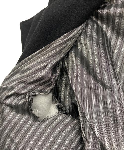 DOLCE & GABBANA（ドルチェ＆ガッバーナ）DOLCE & GABBANA (ドルチェ＆ガッバーナ) Pコート ブラック サイズ:46の古着・服飾アイテム