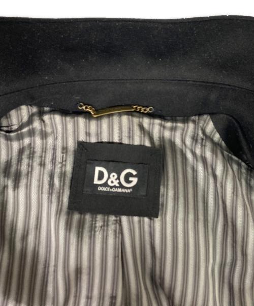 DOLCE & GABBANA（ドルチェ＆ガッバーナ）DOLCE & GABBANA (ドルチェ＆ガッバーナ) Pコート ブラック サイズ:46の古着・服飾アイテム