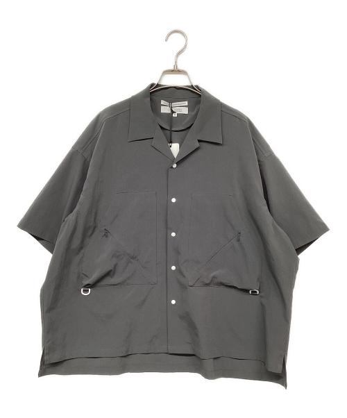 F/CE.（エフシーイー）F/CE. (エフシーイー) OPEN COLLAR SHIRT/オープンカラーシャツ グレー サイズ:M 未使用品の古着・服飾アイテム