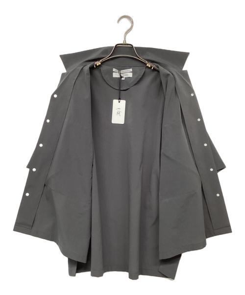 F/CE.（エフシーイー）F/CE. (エフシーイー) OPEN COLLAR SHIRT/オープンカラーシャツ グレー サイズ:M 未使用品の古着・服飾アイテム