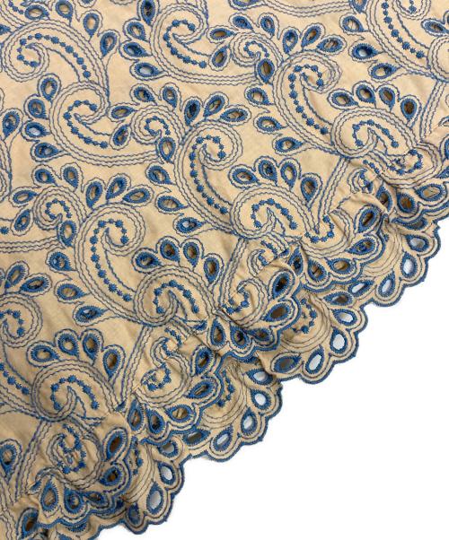 ANAYI（アナイ）ANAYI (アナイ) パンチングレースブラウス ベージュ サイズ:38の古着・服飾アイテム