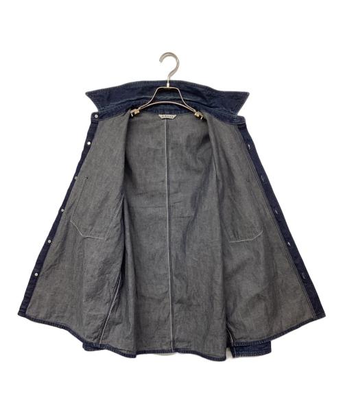 AURALEE（オーラリー）AURALEE (オーラリー) HARD TWIST LIGHT DENIM SHIRTS BLOUSON/ハードツイストライトデニムシャツブルゾン インディゴ サイズ:3の古着・服飾アイテム