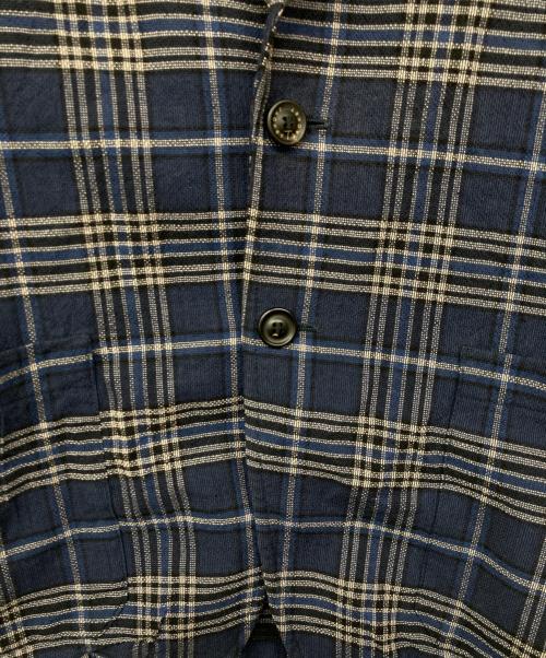 T-JACKET By TONELLO（ティージャケット バイ トネッロ）T-JACKET By TONELLO (ティージャケット バイ トネッロ) チェック柄ジャケット ブルー サイズ:Mの古着・服飾アイテム