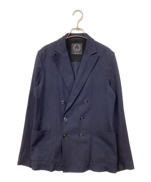 T-JACKET By TONELLO（ティージャケット バイ トネッロ）T-JACKET By TONELLO (ティージャケット バイ トネッロ) ダブルジャケット ネイビー サイズ:Mの古着・服飾アイテム