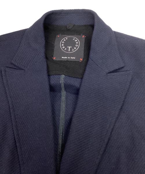 T-JACKET By TONELLO（ティージャケット バイ トネッロ）T-JACKET By TONELLO (ティージャケット バイ トネッロ) ダブルジャケット ネイビー サイズ:Mの古着・服飾アイテム