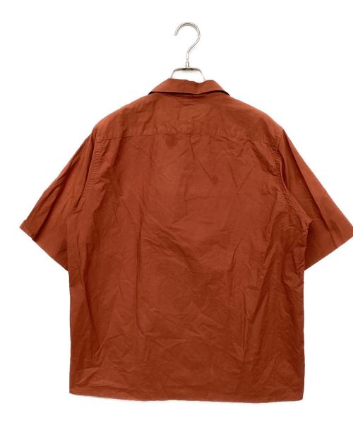 AURALEE（オーラリー）AURALEE (オーラリー) SELVEDGE WEATHER CLOTH HALF SLEEVED SHIRTS ブラウン サイズ:3の古着・服飾アイテム