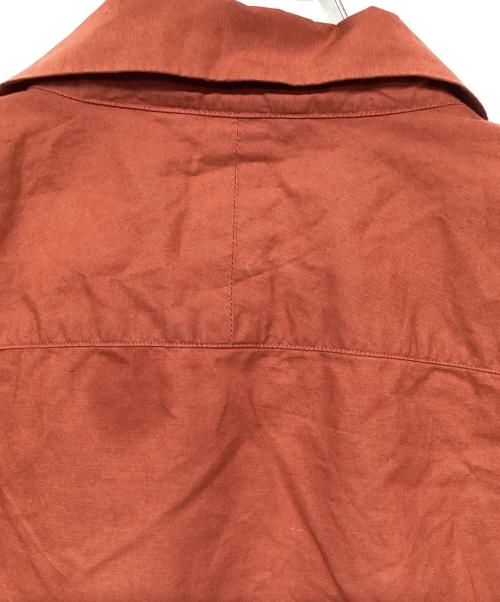 AURALEE（オーラリー）AURALEE (オーラリー) SELVEDGE WEATHER CLOTH HALF SLEEVED SHIRTS ブラウン サイズ:3の古着・服飾アイテム