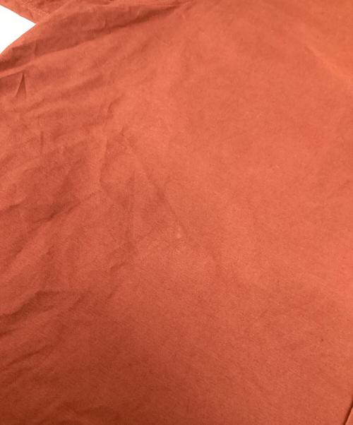 AURALEE（オーラリー）AURALEE (オーラリー) SELVEDGE WEATHER CLOTH HALF SLEEVED SHIRTS ブラウン サイズ:3の古着・服飾アイテム