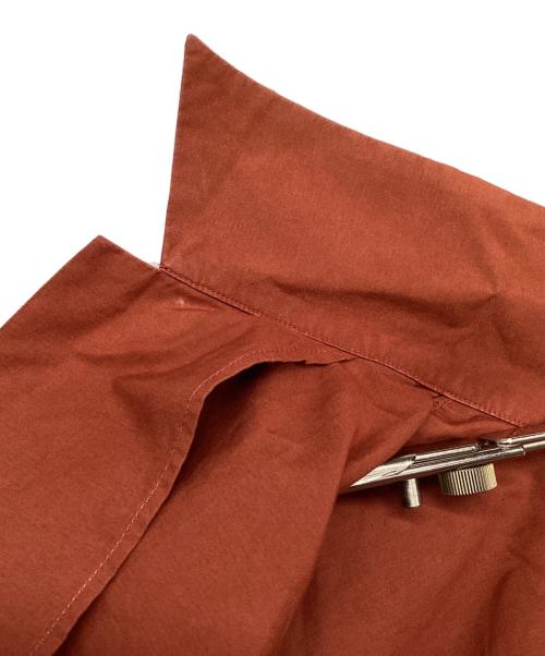 AURALEE（オーラリー）AURALEE (オーラリー) SELVEDGE WEATHER CLOTH HALF SLEEVED SHIRTS ブラウン サイズ:3の古着・服飾アイテム