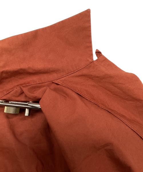 AURALEE（オーラリー）AURALEE (オーラリー) SELVEDGE WEATHER CLOTH HALF SLEEVED SHIRTS ブラウン サイズ:3の古着・服飾アイテム