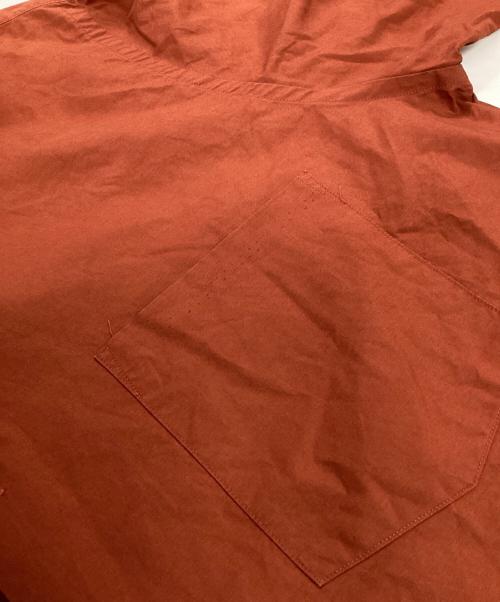 AURALEE（オーラリー）AURALEE (オーラリー) SELVEDGE WEATHER CLOTH HALF SLEEVED SHIRTS ブラウン サイズ:3の古着・服飾アイテム