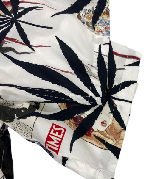 WACKO MARIA（ワコマリア）WACKO MARIA (ワコマリア) S/S HAWAIIAN SHIRT/ショートスリーブ ハワイアンシャツ ホワイト サイズ:Mの古着・服飾アイテム