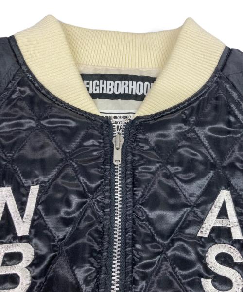 NEIGHBORHOOD（ネイバーフッド）NEIGHBORHOOD (ネイバーフッド) anti social social CLUB (アンチソーシャルソーシャルクラブ) キルティングジャケット ブラック サイズ:MEDIUMの古着・服飾アイテム