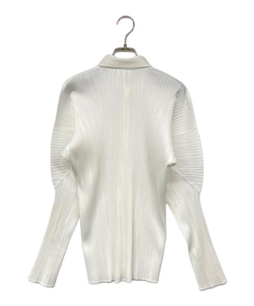 PLEATS PLEASE（プリーツプリーズ）PLEATS PLEASE (プリーツプリーズ) プリーツシャツ ホワイト サイズ:3の古着・服飾アイテム
