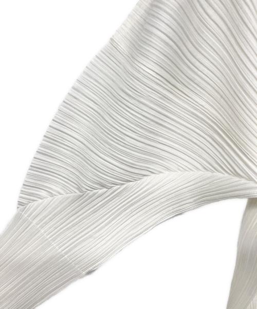 PLEATS PLEASE（プリーツプリーズ）PLEATS PLEASE (プリーツプリーズ) プリーツシャツ ホワイト サイズ:3の古着・服飾アイテム