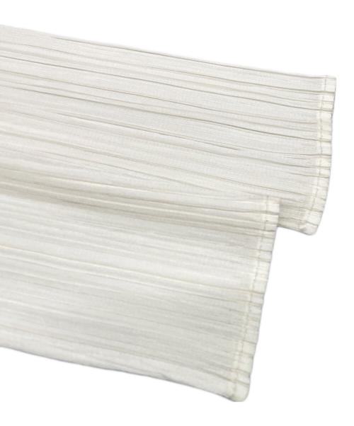 PLEATS PLEASE（プリーツプリーズ）PLEATS PLEASE (プリーツプリーズ) プリーツシャツ ホワイト サイズ:3の古着・服飾アイテム