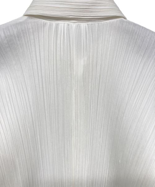 PLEATS PLEASE（プリーツプリーズ）PLEATS PLEASE (プリーツプリーズ) プリーツシャツ ホワイト サイズ:3の古着・服飾アイテム