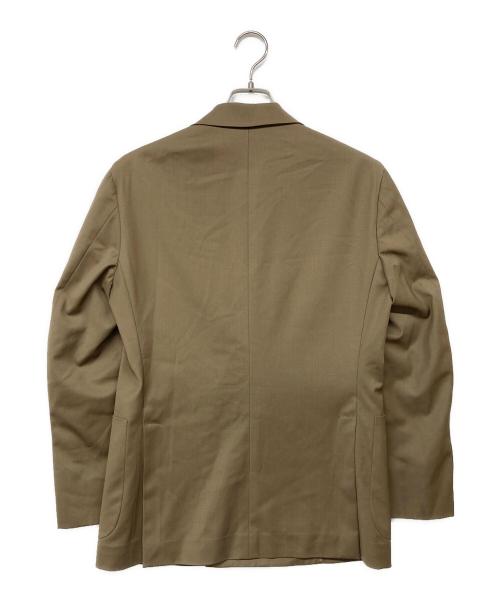 CARUSO（カルーゾ）CARUSO (カルーゾ) バタフライ ストレッチウールギャバジンソリッド4Bダブルジャケット ブラウン サイズ:50Rの古着・服飾アイテム