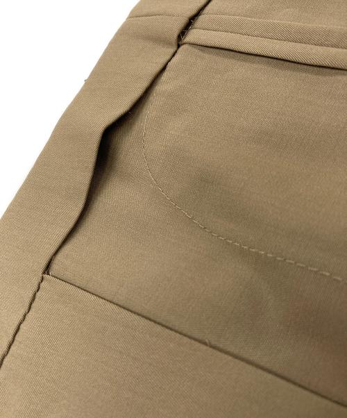 CARUSO（カルーゾ）CARUSO (カルーゾ) バタフライ ストレッチウールギャバジンソリッド4Bダブルジャケット ブラウン サイズ:50Rの古着・服飾アイテム