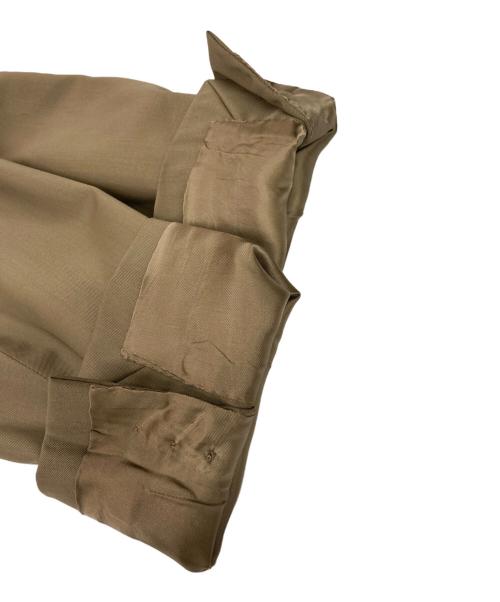 CARUSO（カルーゾ）CARUSO (カルーゾ) バタフライ ストレッチウールギャバジンソリッド4Bダブルジャケット ブラウン サイズ:50Rの古着・服飾アイテム