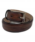 MAGNANNIマグナーニ）の古着「レザーベルト」｜ブラウン