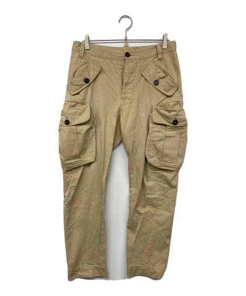 DSQUARED2（ディースクエアード）DSQUARED2 (ディースクエアード) カーゴパンツ ベージュ サイズ:44の古着・服飾アイテム