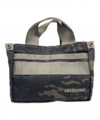 BRIEFINGブリーフィング）の古着「カモ柄ハンドバッグ」｜カーキ