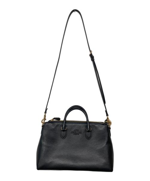 COACH（コーチ）COACH (コーチ) ジョージア サッチェル2WAYバッグ ブラックの古着・服飾アイテム