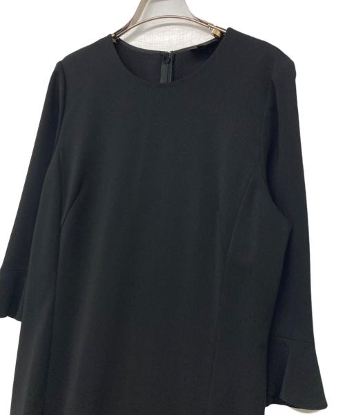 LANVIN COLLECTION（ランバンコレクション）LANVIN COLLECTION (ランバンコレクション) フレアスリーブワンピース ブラック サイズ:40の古着・服飾アイテム